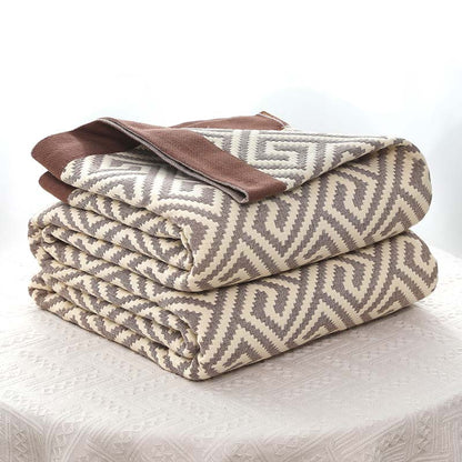 Reversible Summer Quilt | 100% Organic Cotton | King Size