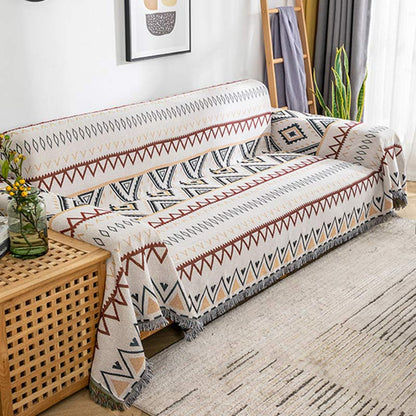 Geometric Blanket | Cotton-Polyester Blend | Multiple Sizes