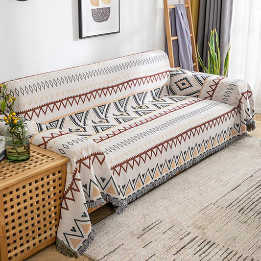 Geometric Blanket | Cotton-Polyester Blend | Multiple Sizes