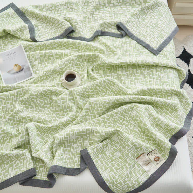 Modern Cotton Gauze Quilt Set | Hypoallergenic & Eco-Friendly | Full/Queen Size Options