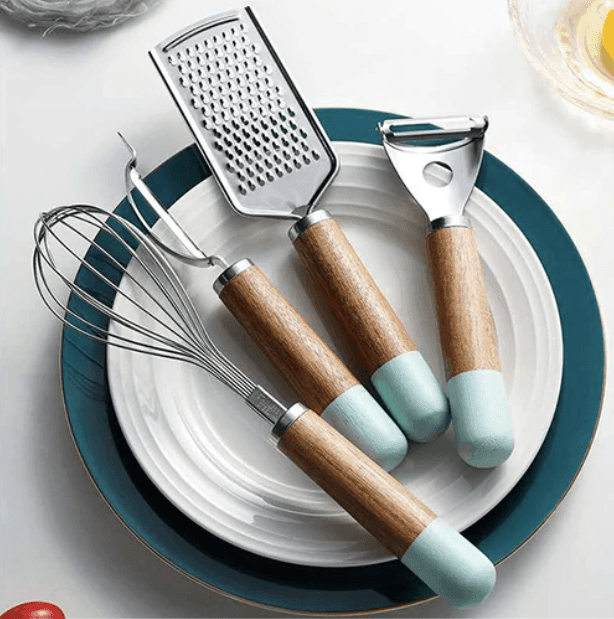 Kitchen Gadgets Set | Stainless Steel | 4-Piece