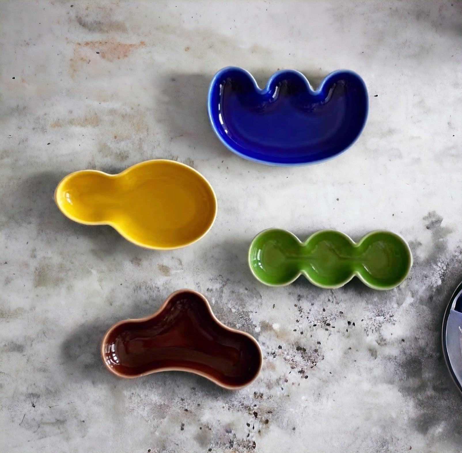 Dipping Dish Plate | Ceramic | 4-Piece Set