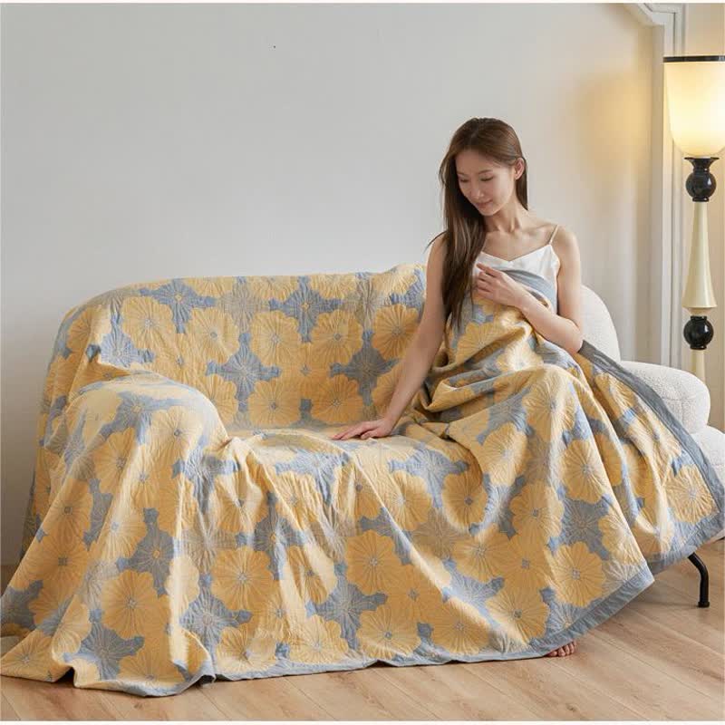 Cotton Gauze Quilt | Double Layer Breathable | Full/Queen/King Sizes