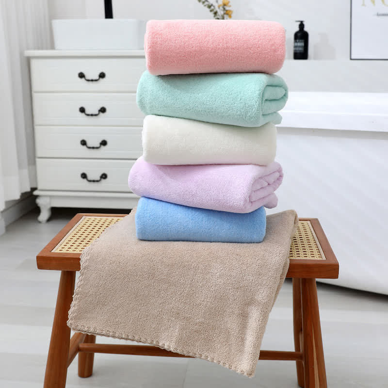 Soft Breathable Bath Towel | Polyester | 1 Bath Towel & 1 Towel Set