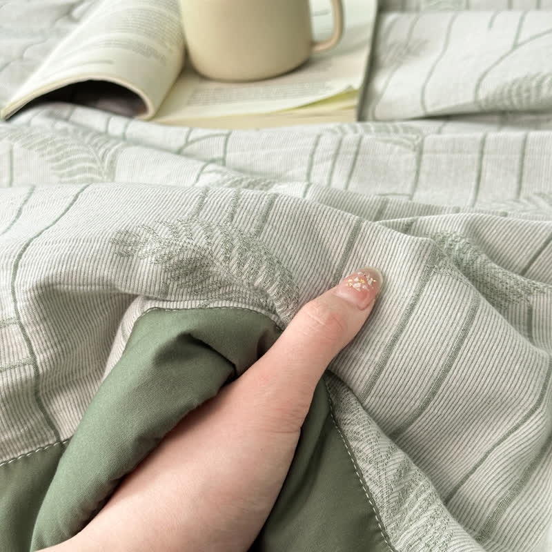 Cotton Gauze Bedding Set | Lightweight & Eco-Friendly | Full/Queen Options