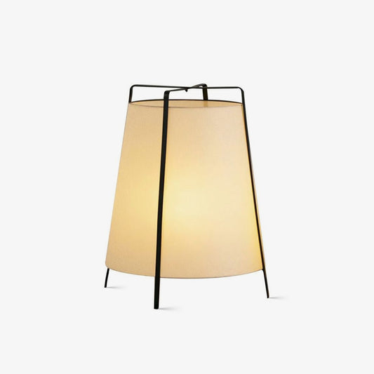 Luca Soft Glow Table Lamp | Fabric Shade | Black