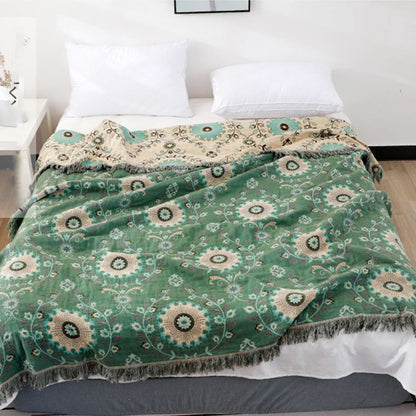 Reversible Cotton Sofa Cover | Extra Soft | 59"x79"