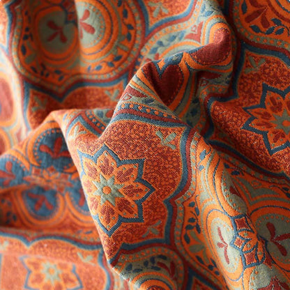 Cotton Quilt | Reversible Embroidered Petal Flower Pattern | Full, Queen, King Sizes
