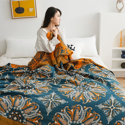 Cotton Gauze Quilt | 100% Organic Cotton | Reversible Design