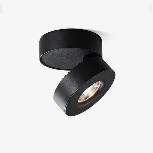 Lyric Adjustable Surface Downlight | Metal, Aluminum, Acrylic | Black, White