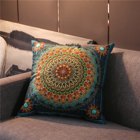 Patterned Pillowcase Set | Cotton with PP Cotton Core | 45cm x 45cm