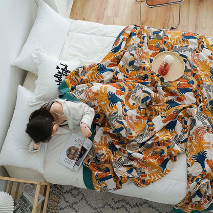 Reversible Cotton Quilt | Floral Design | Full, Queen, King Sizes