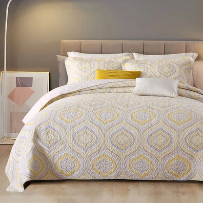 Vintage Summer Quilt | 100% Organic Cotton | Cal King Size