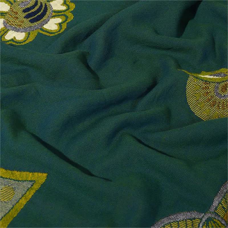Cotton Gauze Quilt | 100% Organic Cotton | Retro Tassel Design