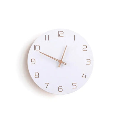Nordic 3D Wall Clock | Wood Design | Natural Finish