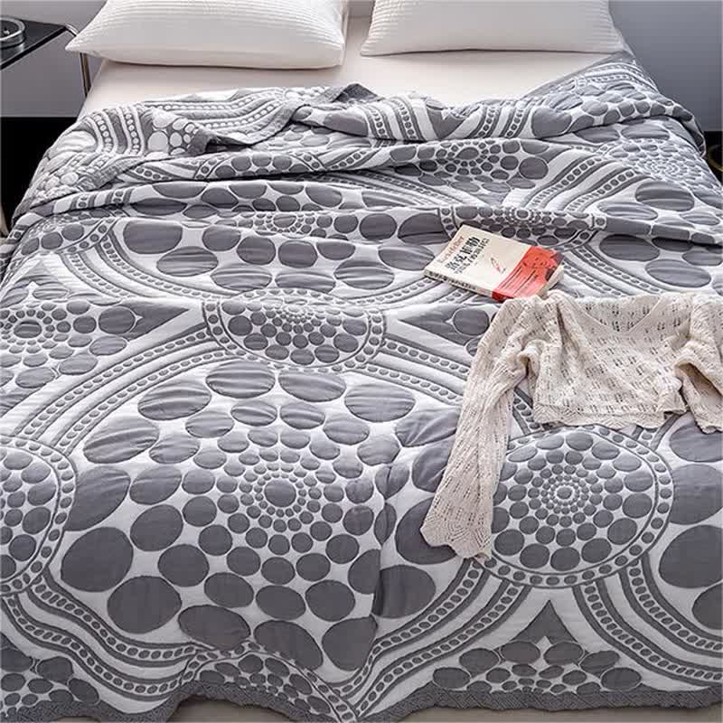 Pure Cotton Reversible Quilt | 100% Organic Cotton | Full/Queen Size