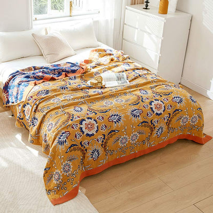 Cotton Reversible Quilt | 100% Organic Cotton | Full/Queen/King Sizes