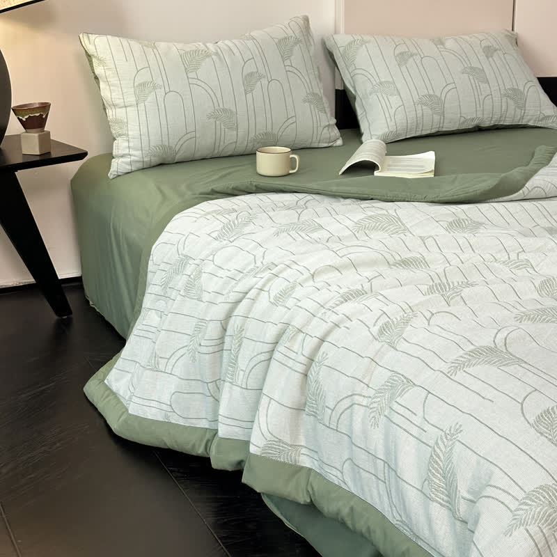 Cotton Gauze Bedding Set | Lightweight & Eco-Friendly | Full/Queen Options