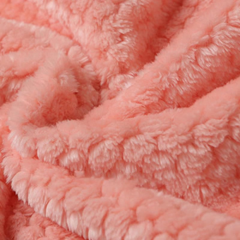 Thick Fleece Bathrobe | Skin-Friendly Material | Playful Prints
