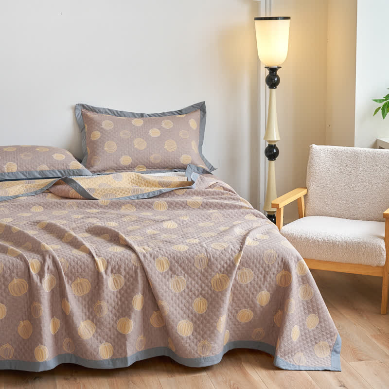 Cotton Gauze Summer Quilt | 100% Organic Cotton | Available in Full, Queen, King Sizes