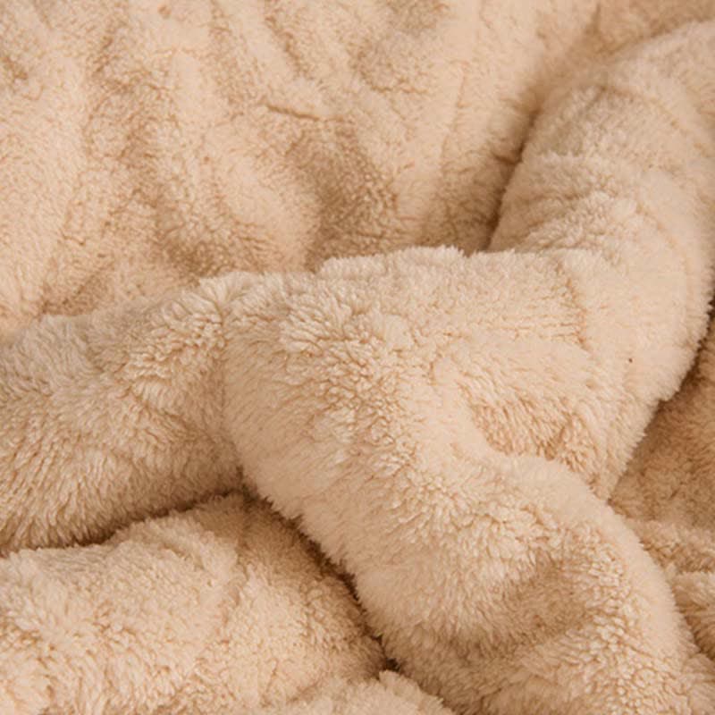 Fleece Throw Blanket | Double-Sided Microfiber Velvet | Full Size 71"x79"