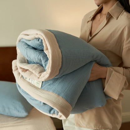 Double Layer Gauze Bedding Set | 100% Organic Cotton | Full & Queen Sizes