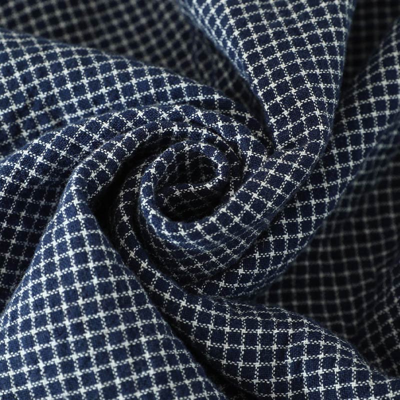 Plaid Sofa Blanket | Soft Cotton Gauze | Single Piece