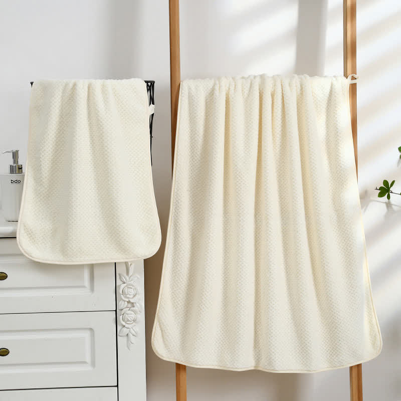 Soft Breathable Bath Towel | Polyester | 1 Bath Towel & 1 Towel Set