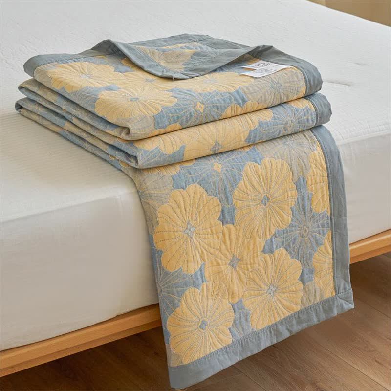 Cotton Gauze Quilt | Double Layer Breathable | Full/Queen/King Sizes