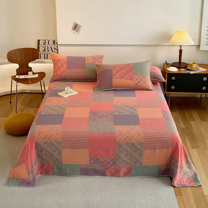 Vintage Double Layer Coverlet | 100% Organic Cotton | Twin Size