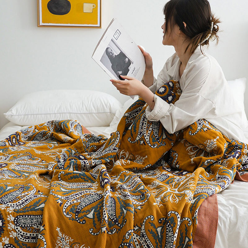 Cotton Gauze Quilt | 100% Organic Cotton | Reversible Design