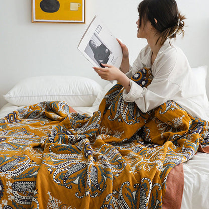 Cotton Gauze Quilt | 100% Organic Cotton | Reversible Design