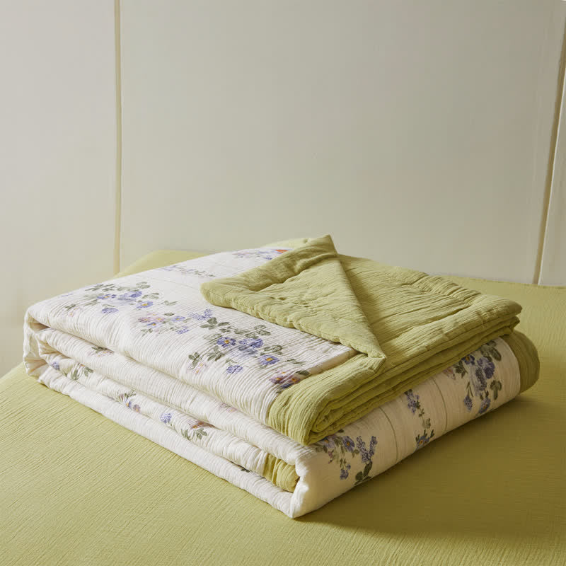 Cotton Gauze Quilt Set | Organic Cotton | Full/Queen Size with Pillowcases