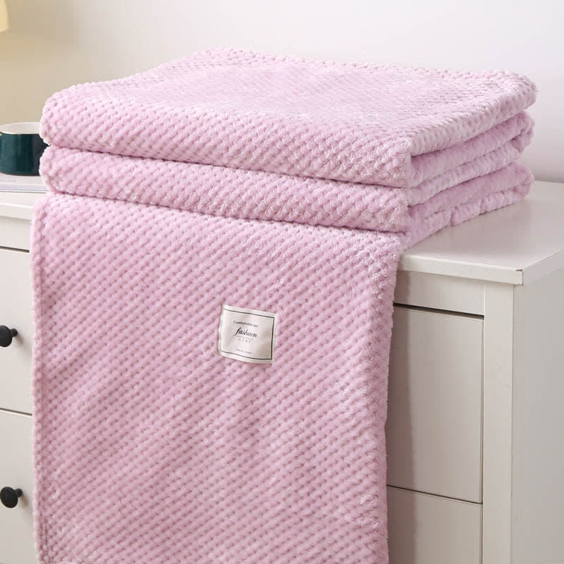 Lightweight Throw Blanket | Soft Polyester | Full Size 71"x79"