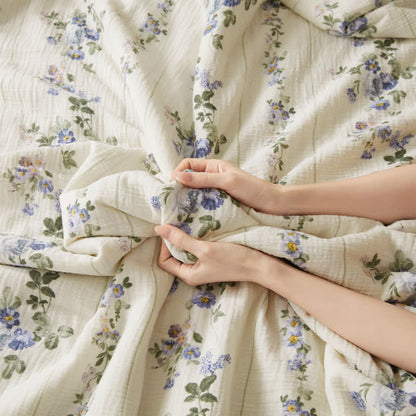 Cotton Gauze Quilt Set | Organic Cotton | Full/Queen Size with Pillowcases