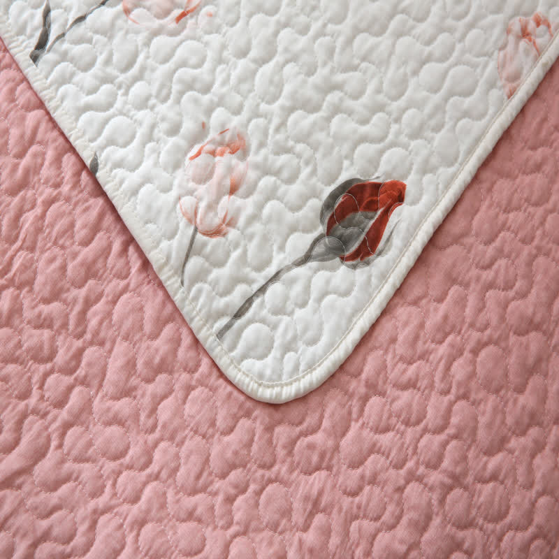 Quilted Bedding Set | 100% Organic Cotton | Full/Queen/King Options