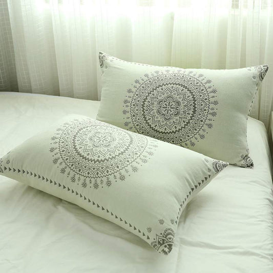 Cotton Pillow Covers | Soft Natural Fabric | Set of 2