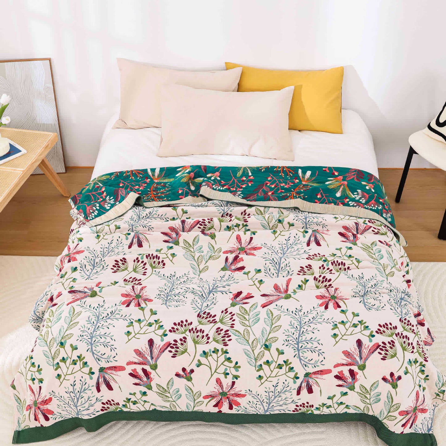 Cotton Gauze Quilt | Eco-Friendly & Soft | Queen Size