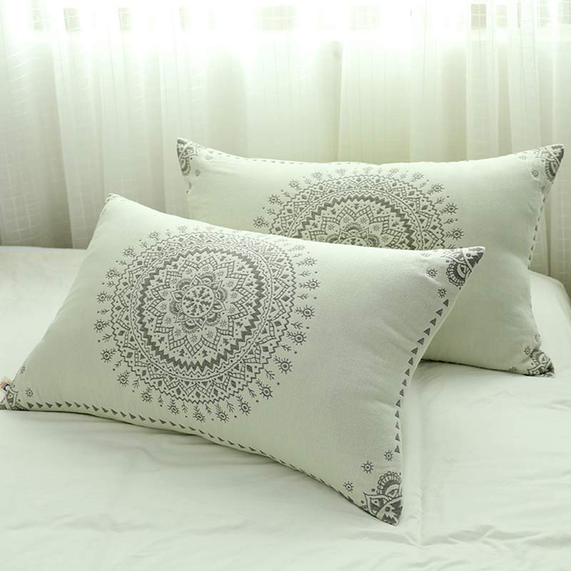 Cotton Pillow Covers | Soft Natural Fabric | Set of 2
