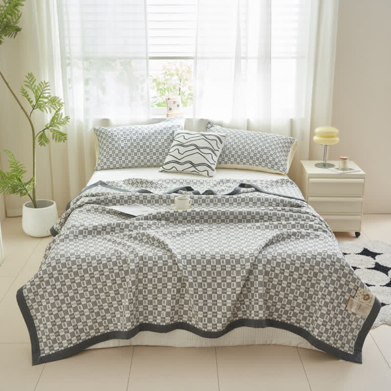 Reversible Quilt | 100% Organic Cotton | Full/Queen Size