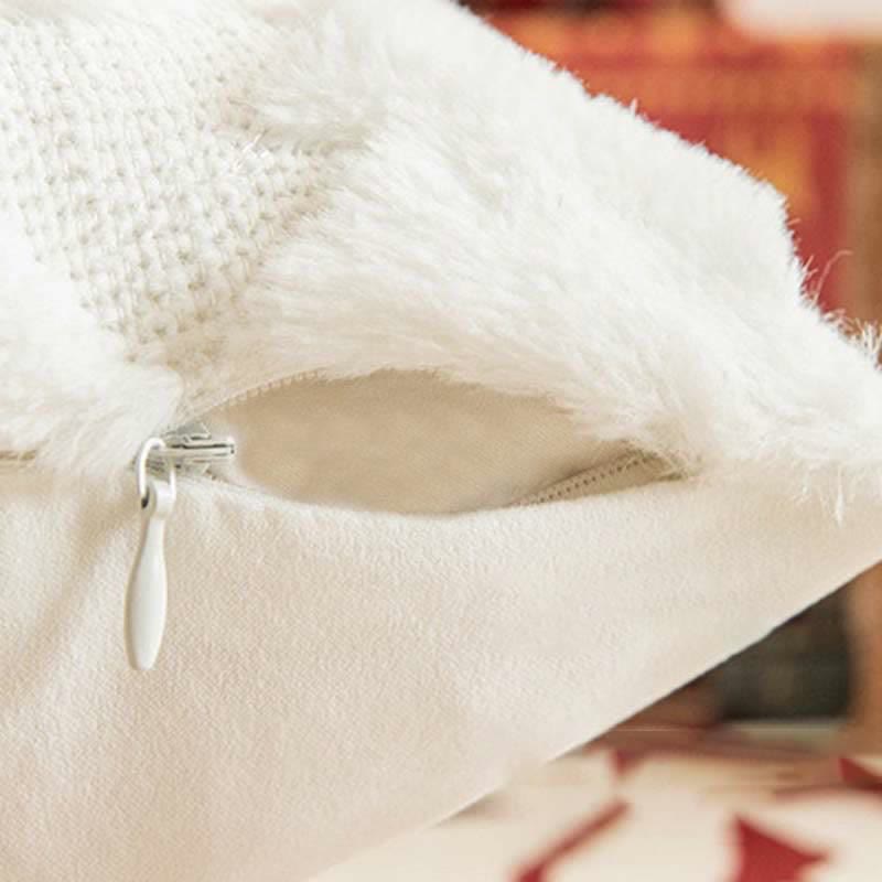 Christmas Tree Decorative Pillowcase | Soft Plush Polyester | 30x50cm, 45x45cm, 50x50cm