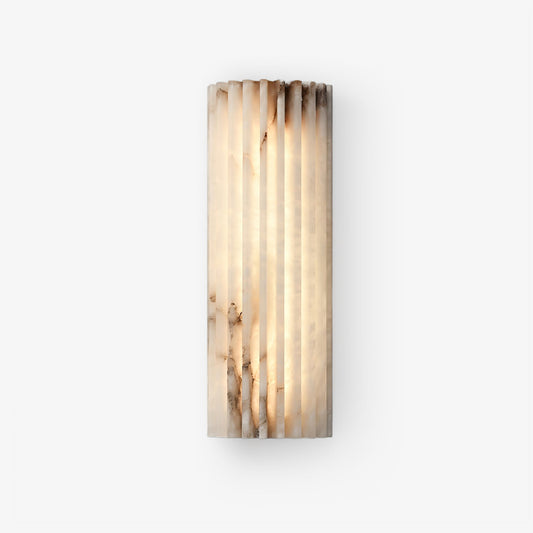 Alvia Alabaster Wall Light | Alabaster | White