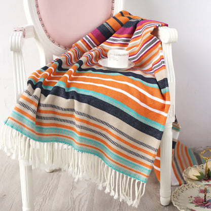 Rainbow Blanket | Soft Acrylic | 45" x 59"