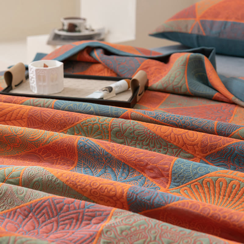 Reversible Quilt | 100% Organic Cotton | Full/Queen/King Sizes