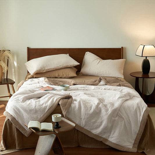 Double Layer Gauze Bedding Set | 100% Organic Cotton | Full & Queen Sizes