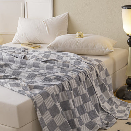 Checkerboard Quilt | 100% Organic Cotton | Full & Queen Sizes