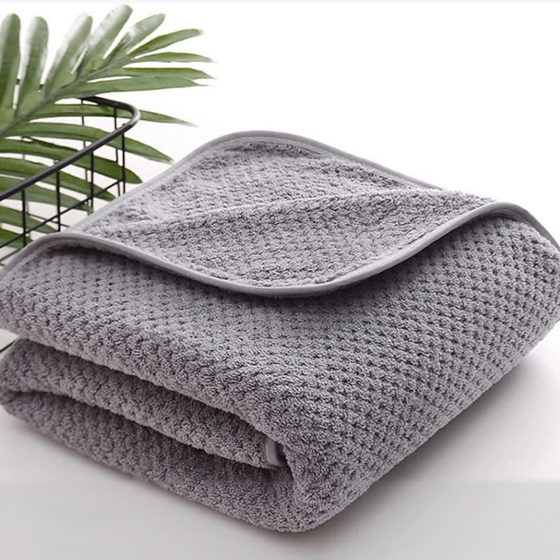 Soft Breathable Bath Towel | Polyester | 1 Bath Towel & 1 Towel Set