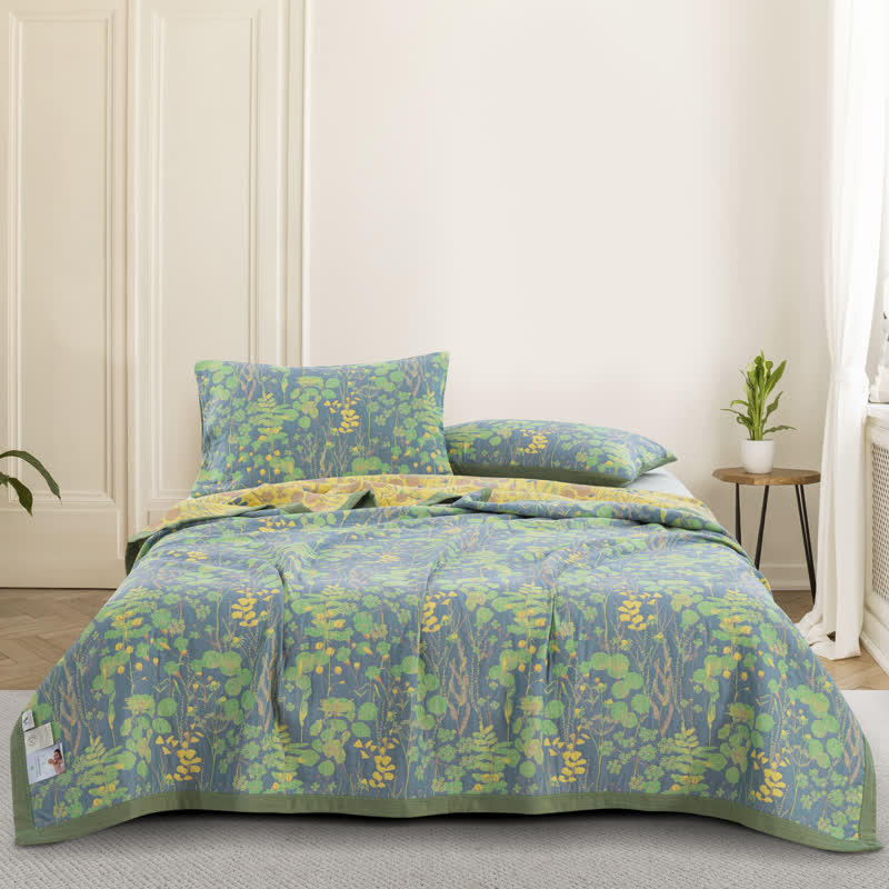 Cotton Gauze Quilt Set | Organic Cotton | Full/Queen/King Options