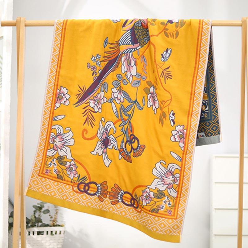 Cotton Bath Towel | Reversible Design | 80cm x 160cm