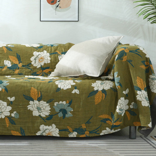Cotton Reversible Blanket | Soft & Durable | 59"x79"